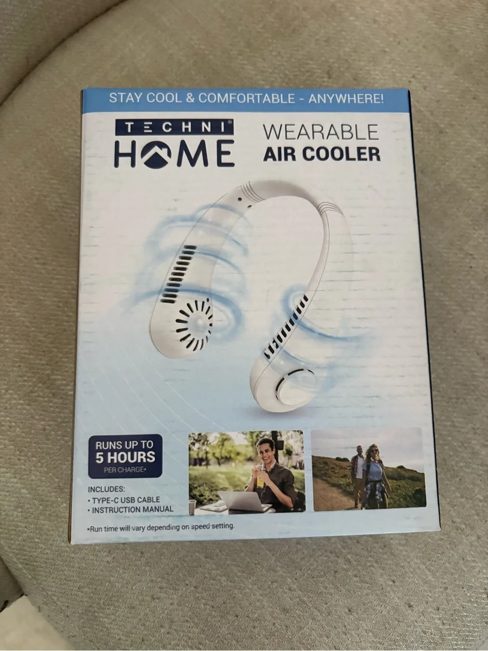 Wearable Air Cooler - White